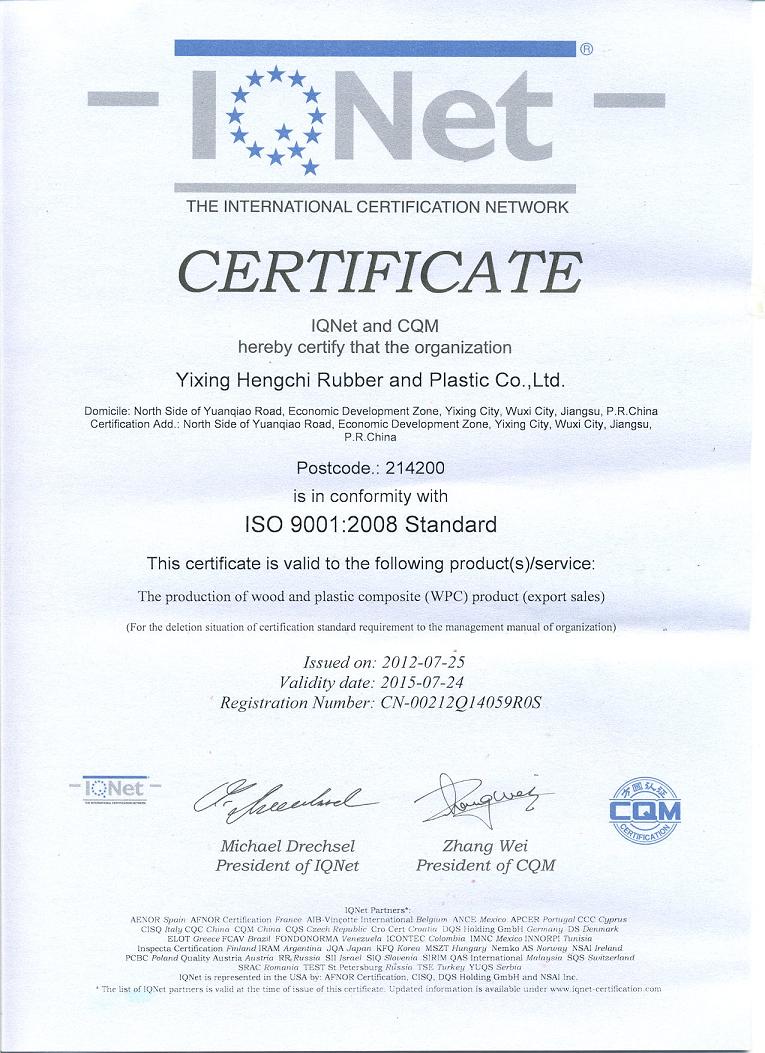 ISO CERTIFICATE